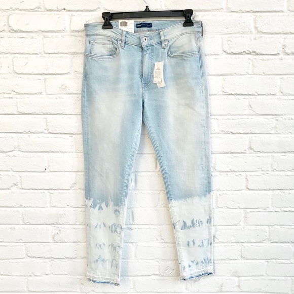 Levi’s Raw Hem Jeans Light Wash Skinny Distressed - Picture 5 of 8